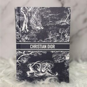 CHRISTIAN DIOR Navy Blue and White Notebook
